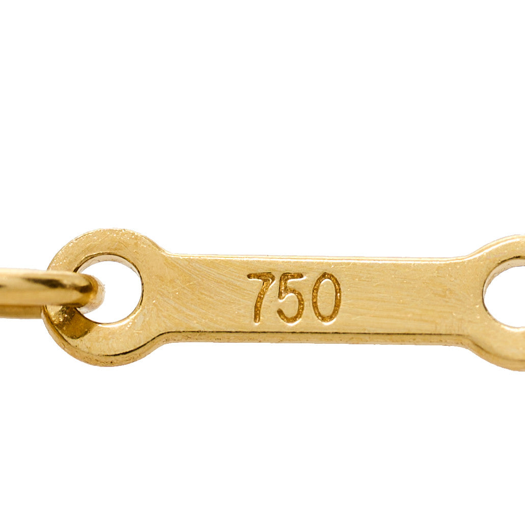 Tiffany 18K Yellow Gold Diamond .70ctw 5 Station Diamonds by the Yard Necklace 5 of 5