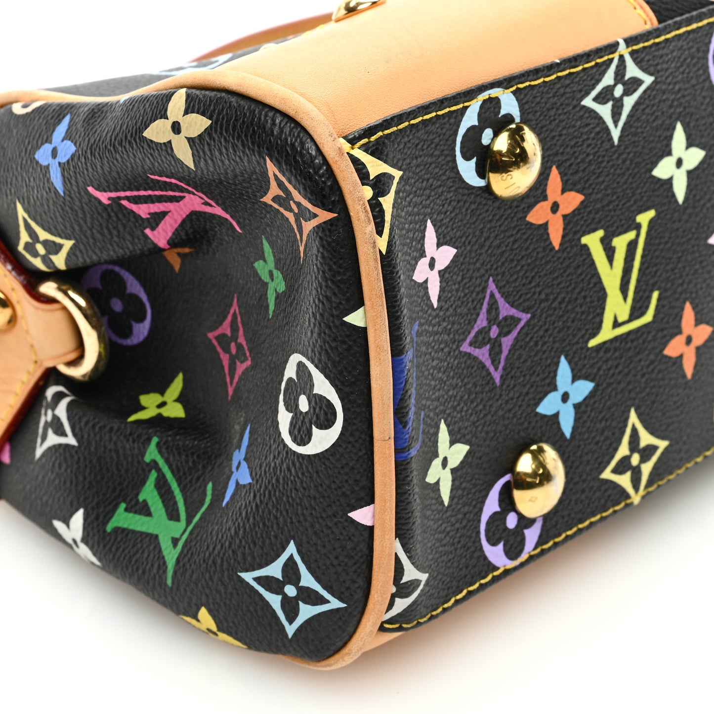 LOUIS VUITTON Monogram Multicolor Beverly MM Black