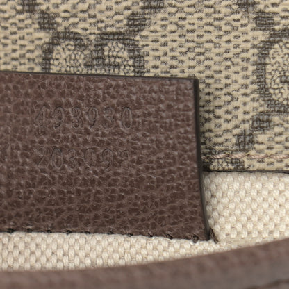 Gucci GG Supreme Monogram Neo Vintage Web Belt Bag Brown 9 of 10
