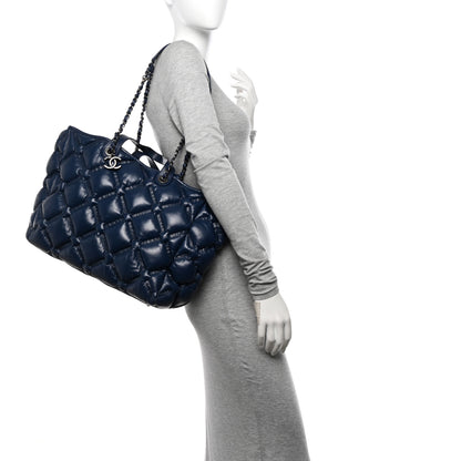 Chanel Calfskin Quilted Large Chesterfield Navy 2 of 12