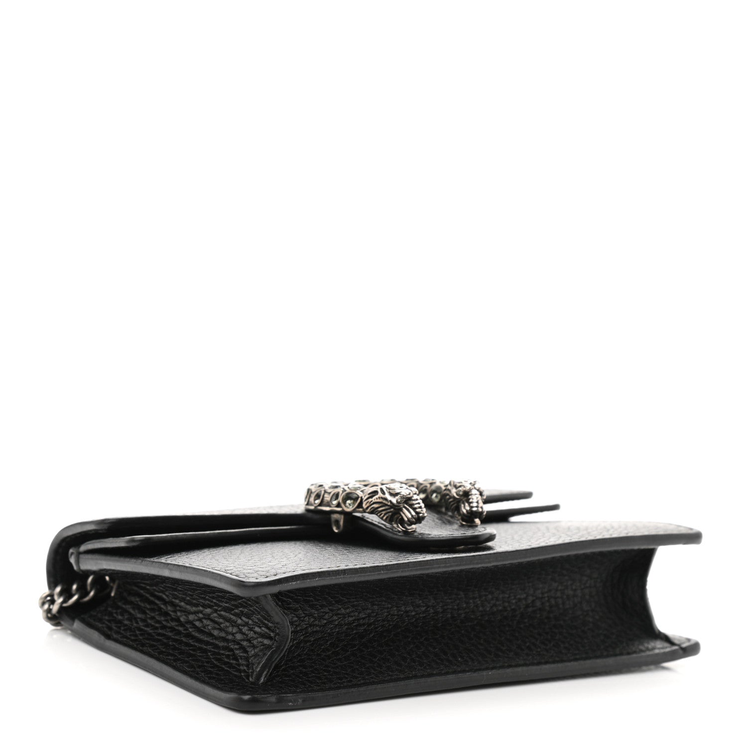 Gucci Calfskin Super Mini Dionysus Shoulder Bag Black 3 of 9