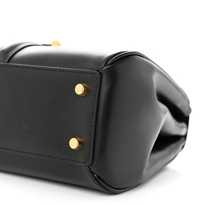 Celine Satinated Calfskin Small 16 Top Handle Bag Black 12 of 12