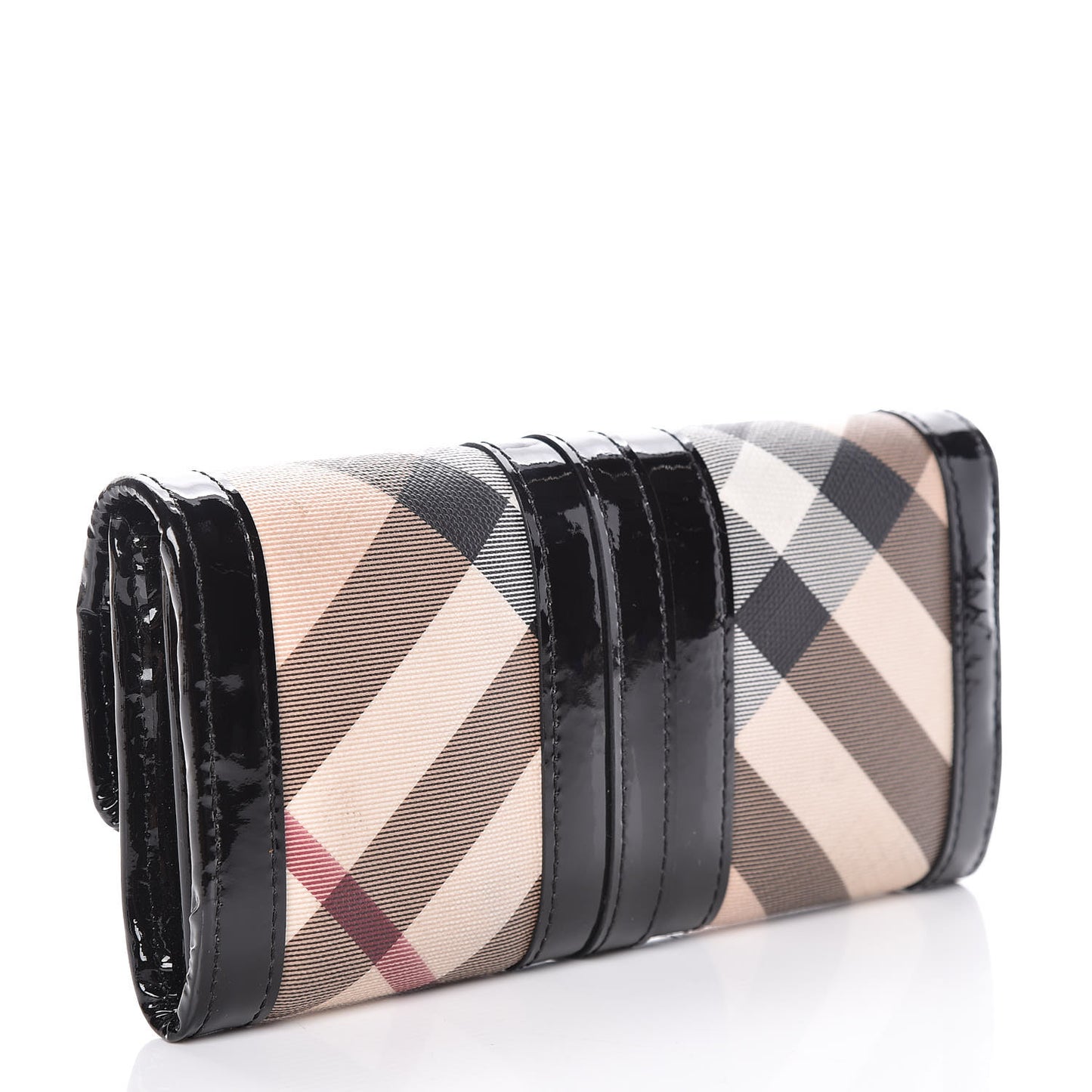 Supernova Check Penrose Continental Wallet Black