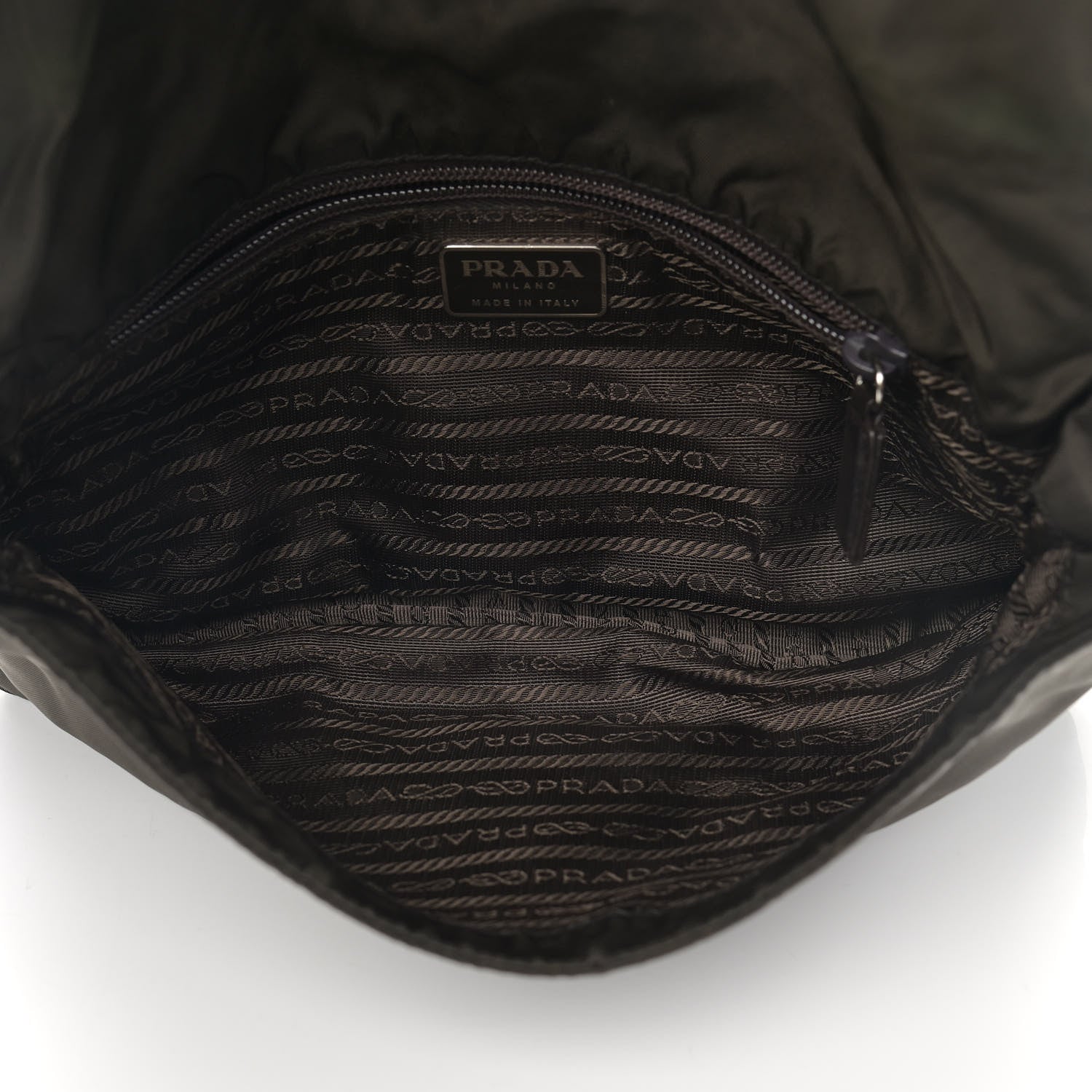 Prada Tessuto Nylon Messenger Bag Green 5 of 14