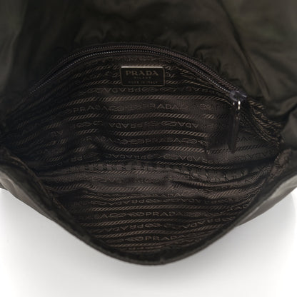 Prada Tessuto Nylon Messenger Bag Green 5 of 14
