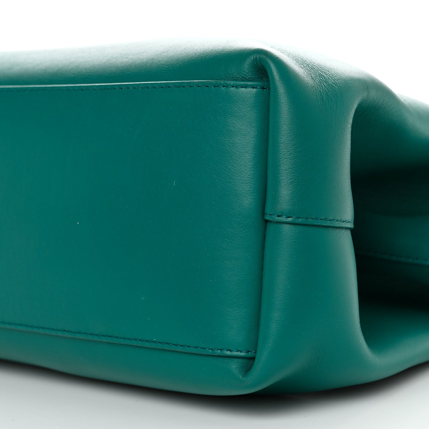 Calfskin Medium The Point Triangle Bag Mallard