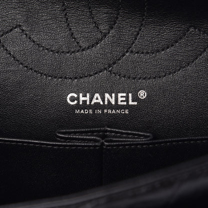 Chanel Aged Calfskin Chevron Quilted 2.55 Reissue 226 So Black 6 of 13