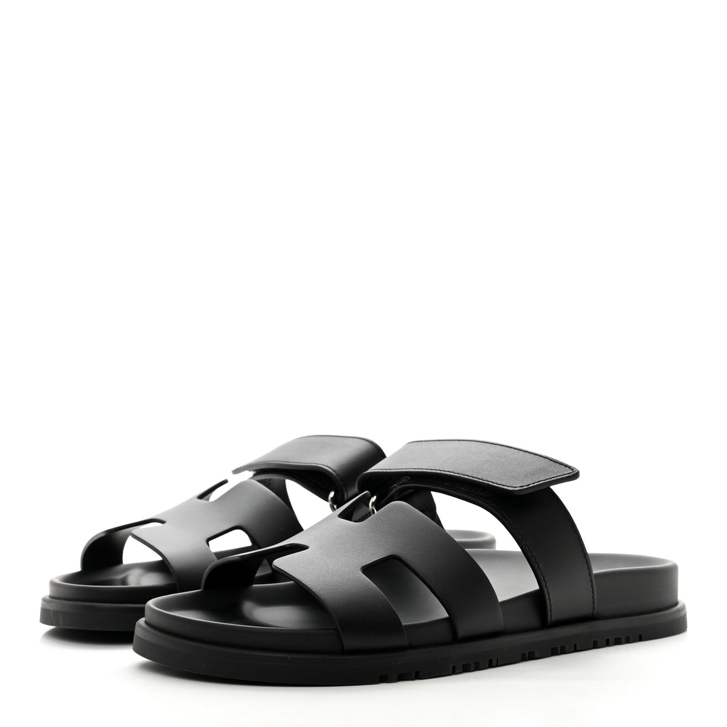 Calfskin Womens Chypre Sandals 38 Black