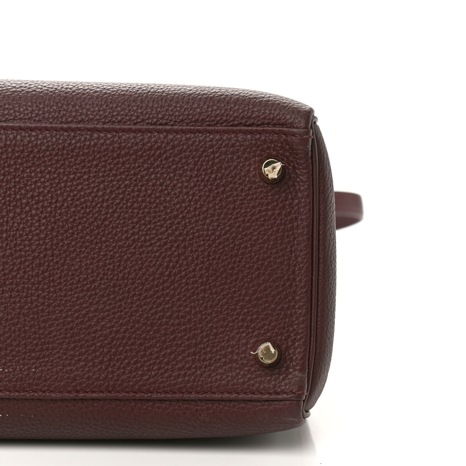 Hermes Togo Kelly Retourne 35 Bordeaux 9 of 10