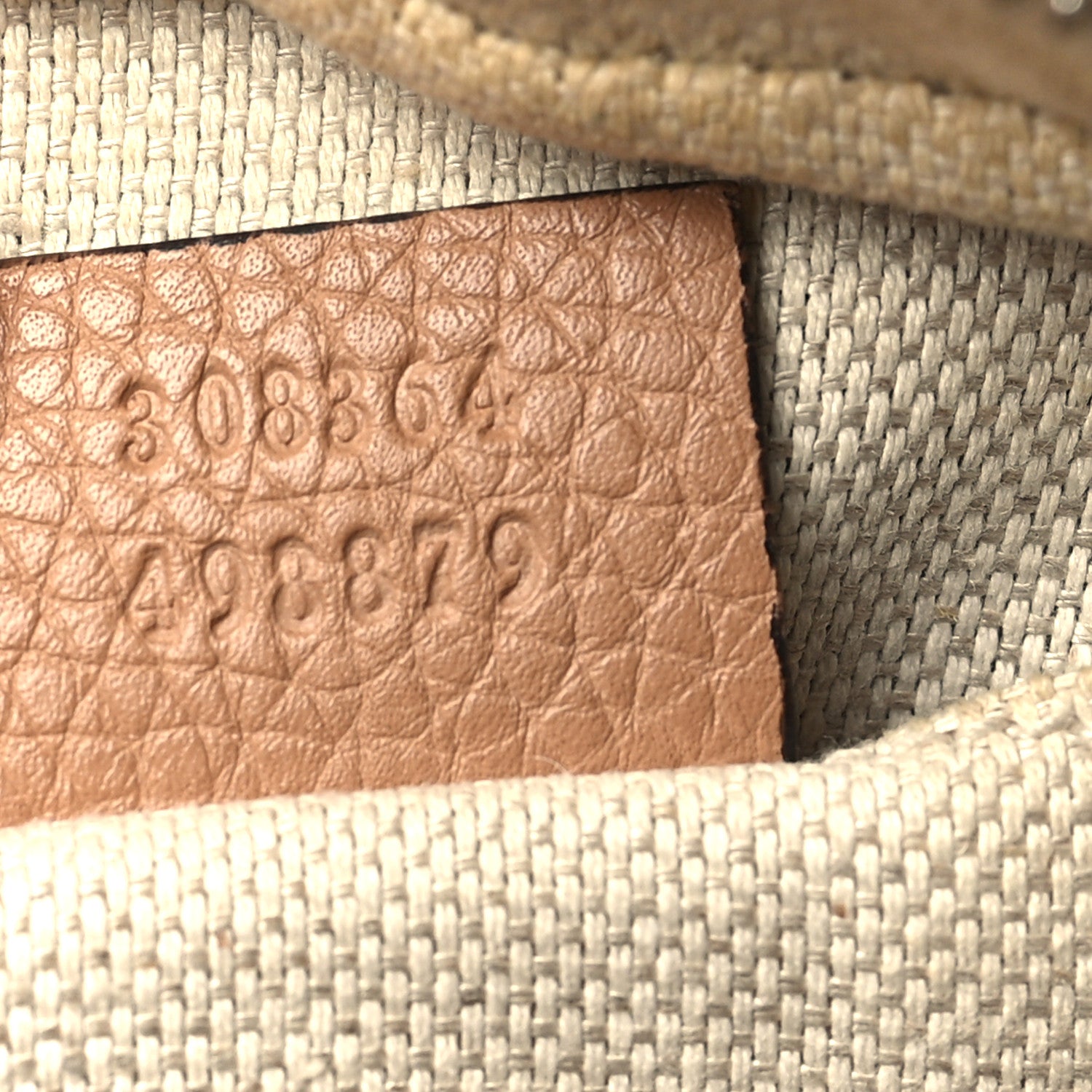 Gucci Pebbled Calfskin Small Soho Disco Bag Camelia 7 of 14