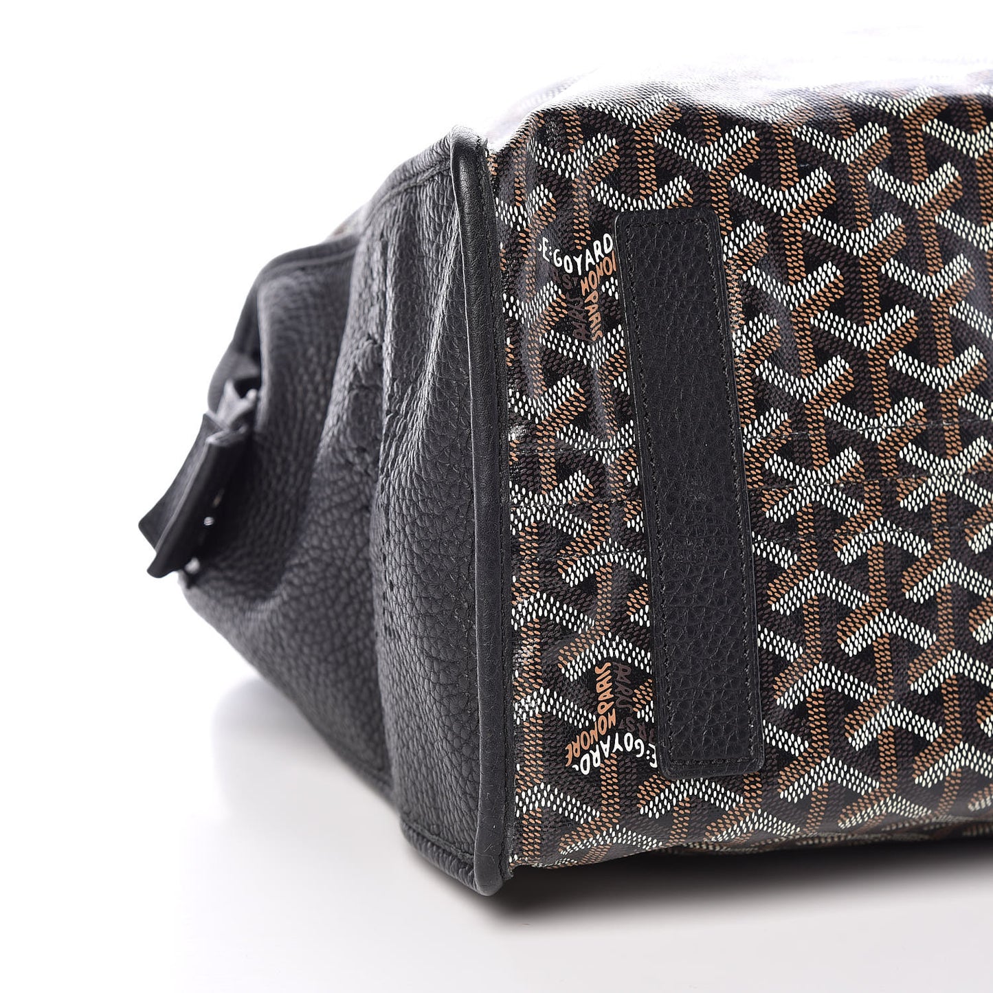 Goyardine Sac Hardy Pet Carrier PM Black