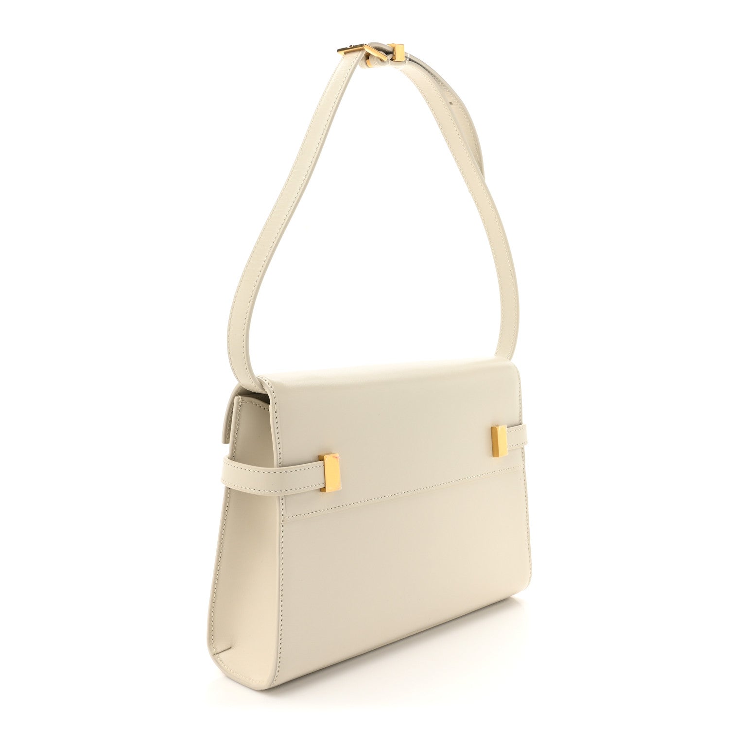 Saint Laurent Smooth Calfskin Small Manhattan Shoulder Bag Crema Soft 3 of 10