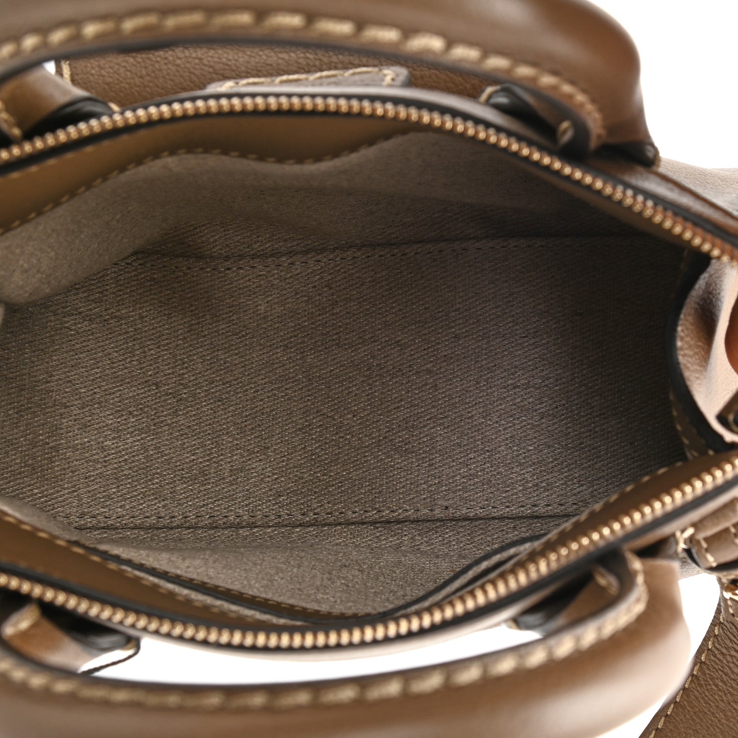 Chloe Buffalo Mini Edith Bag Deep Khaki 5 of 8