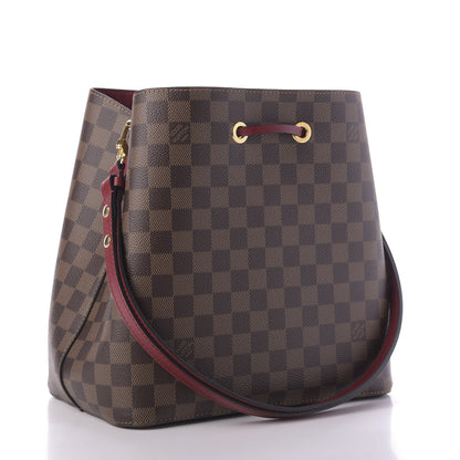 Louis Vuitton Damier Ebene Neonoe MM Cherry Berry 3 of 10
