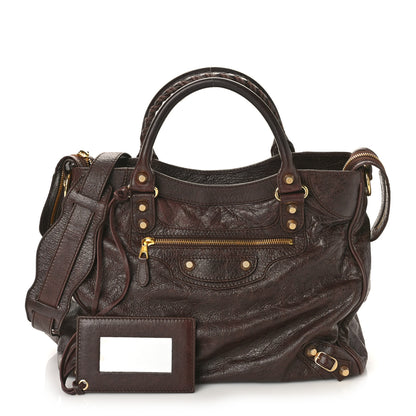 Balenciaga Agneau Giant 12 Gold Hardware Velo Cigare Fonce 1 of 9