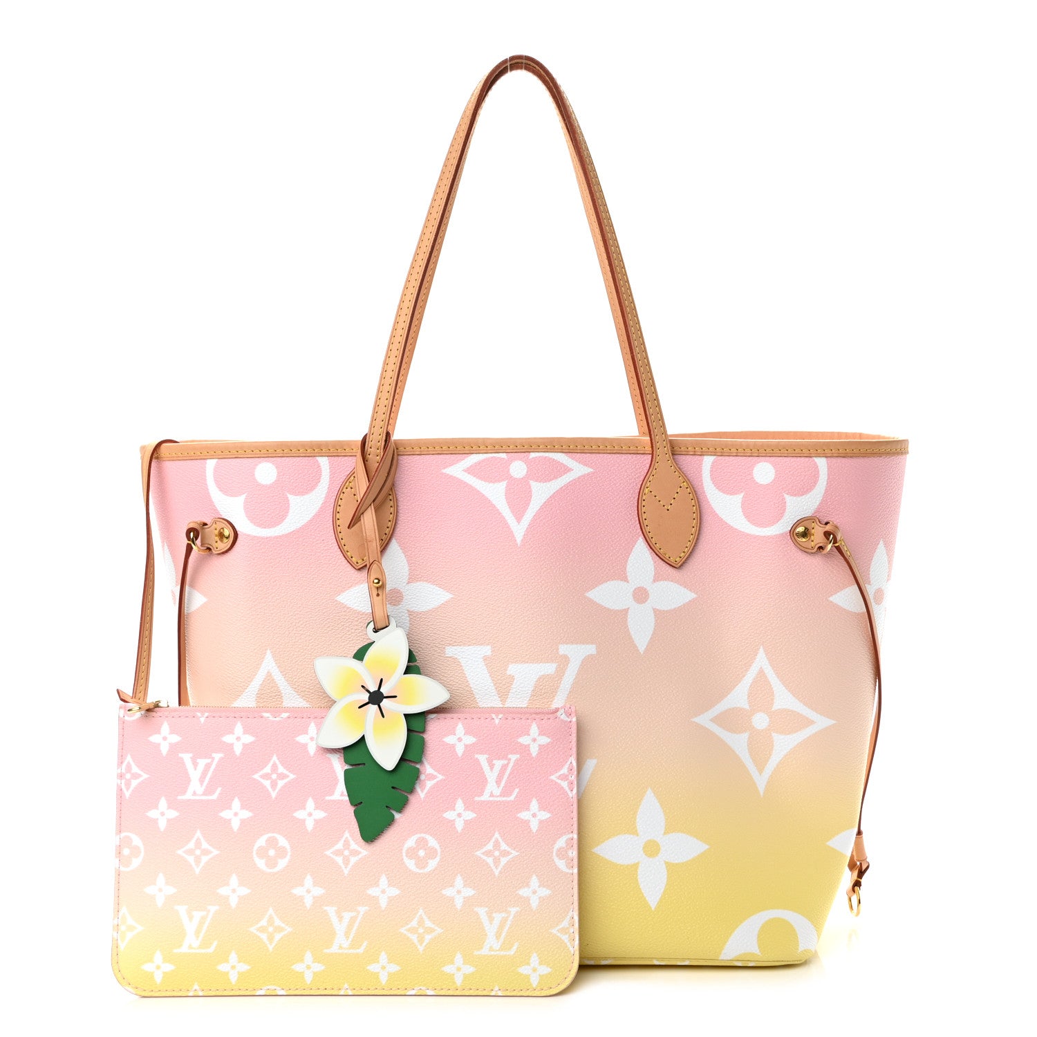 Louis Vuitton Monogram Giant By The Pool Neverfull MM Light Pink 1 of 13