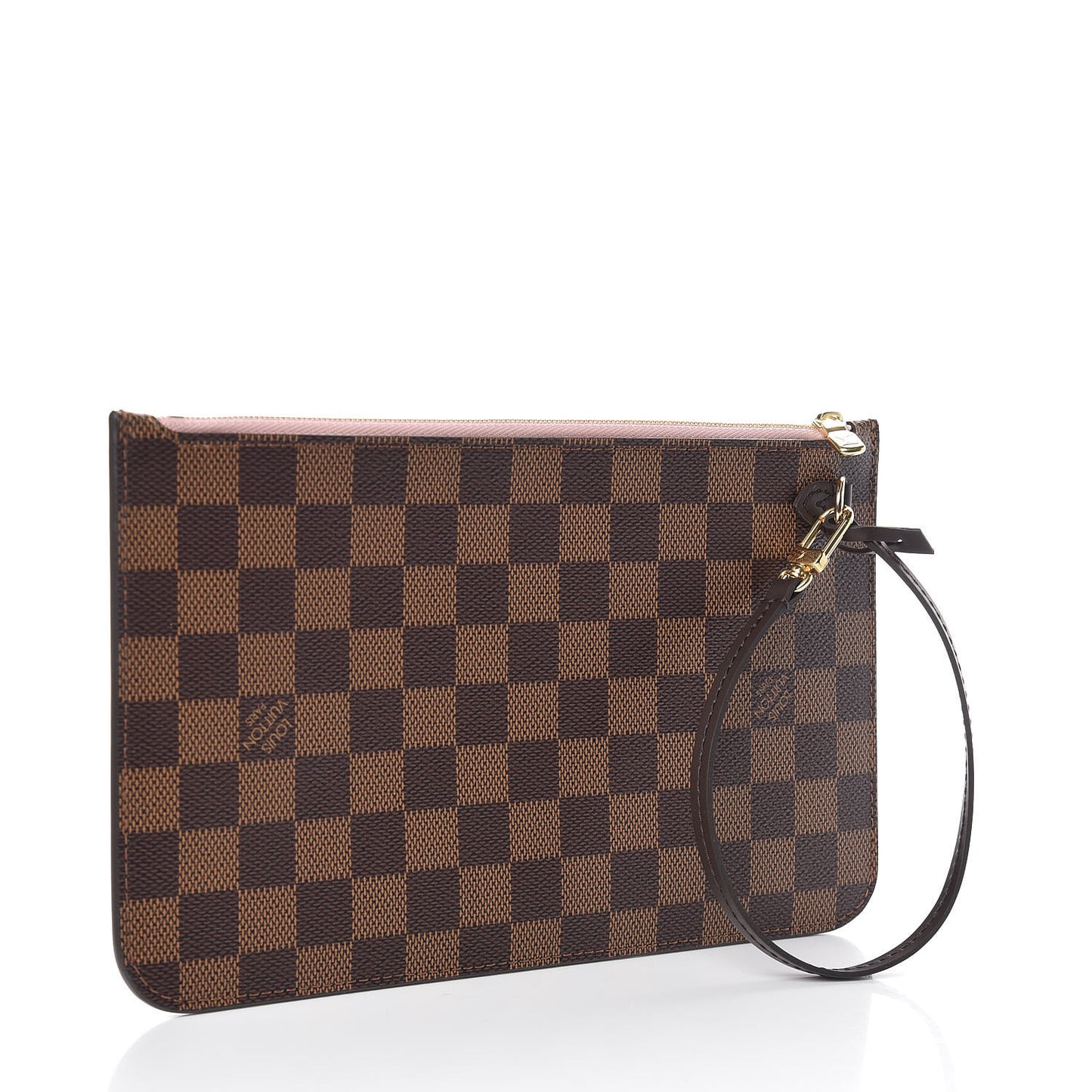 Damier Ebene Neverfull MM GM Pochette Rose Ballerine