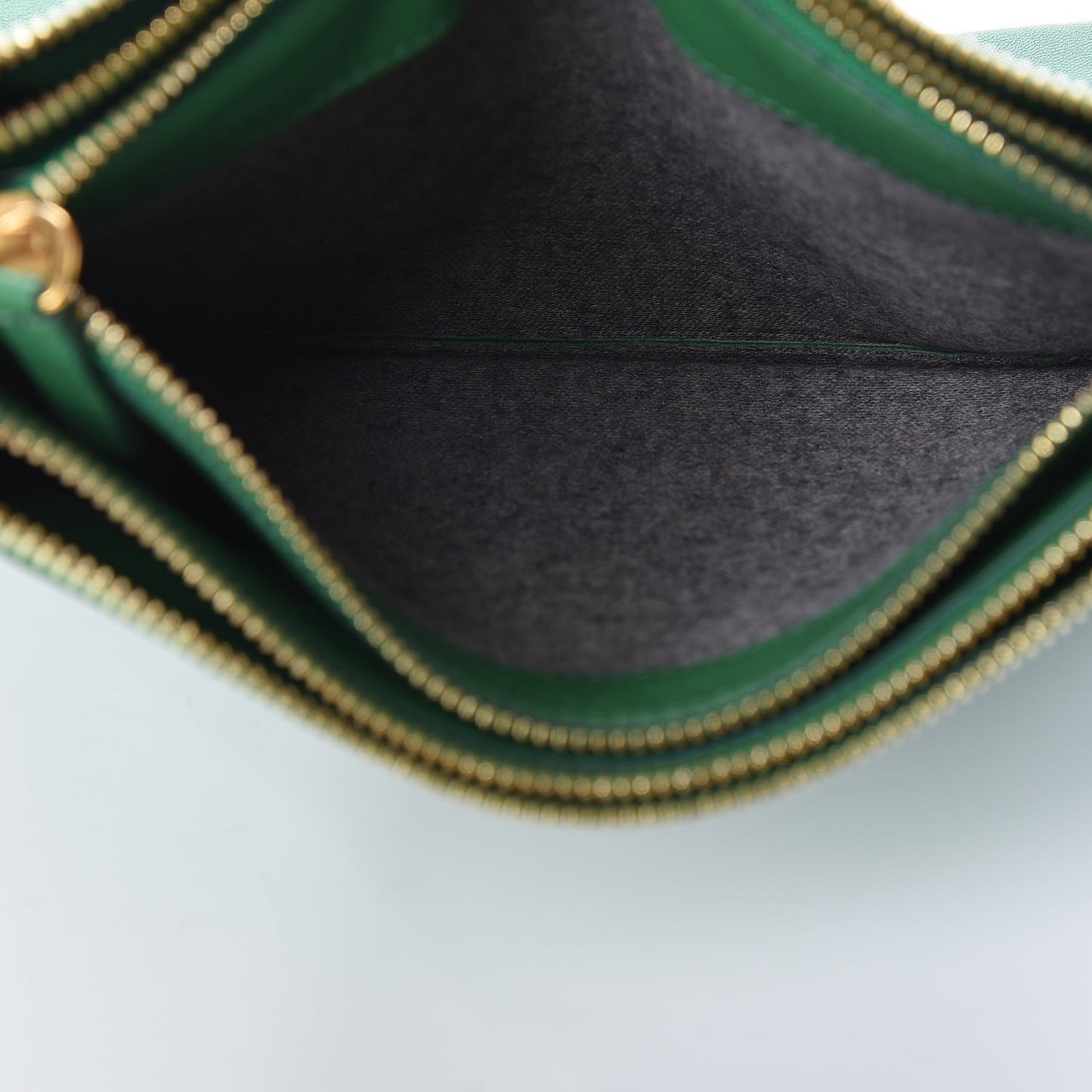 Lambskin Small Trio Crossbody Bag Grass