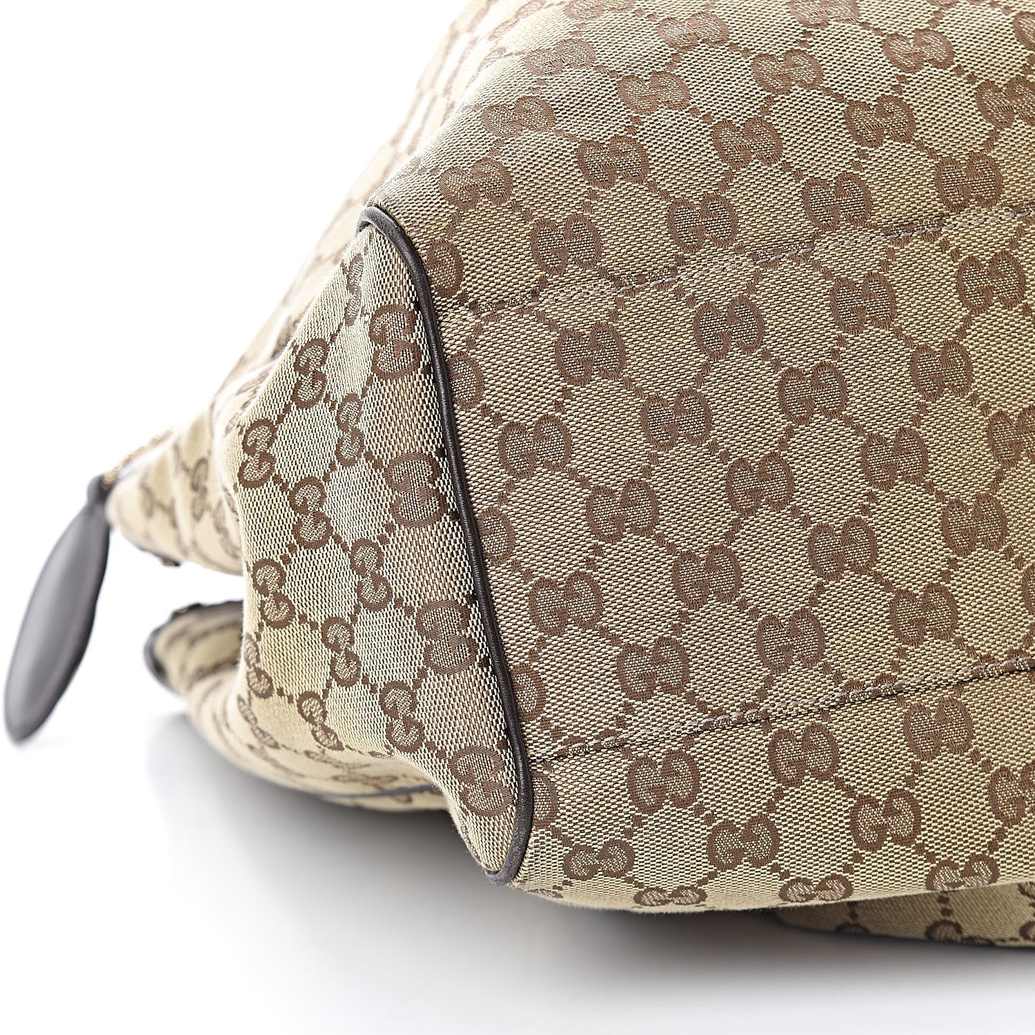 Gucci Monogram Large Sukey Tote Dark Brown 9 of 11