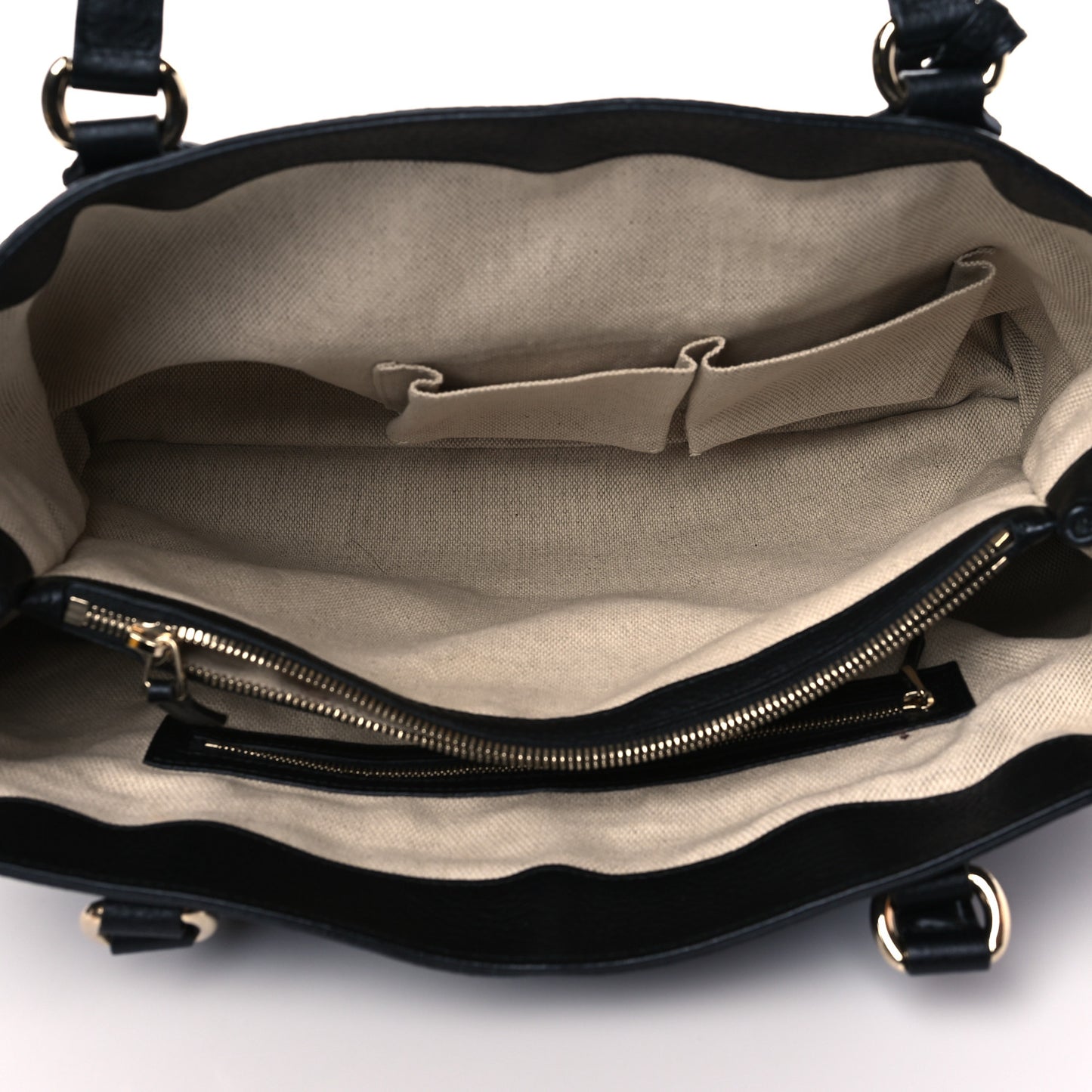 Cellarius Calfskin Medium Soho Working Tote Black