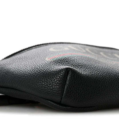 Gucci Grained Calfskin Small Logo Belt Bag Black 8 of 11