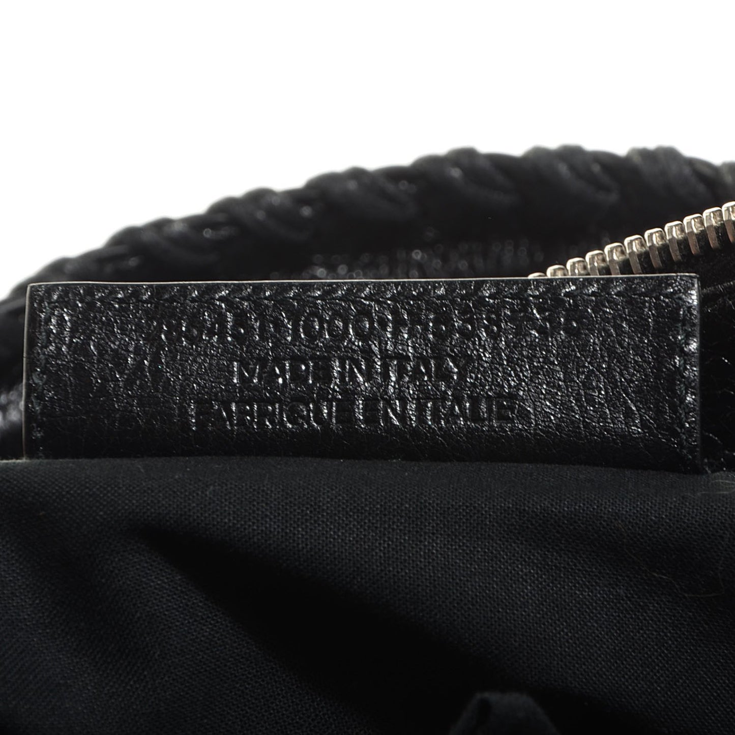 Agneau Giant 12 Silver Hardware Work Black