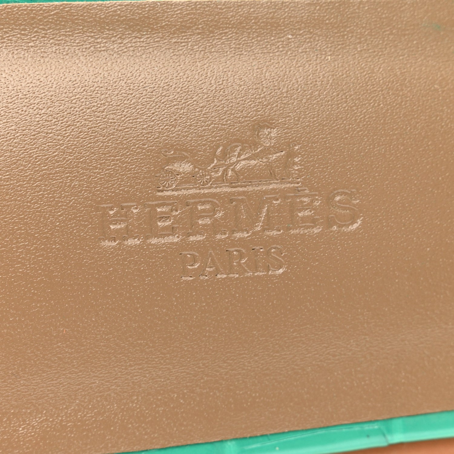 Hermes Shiny Alligator Oran Sandals 41 Vert Jade 7 of 9