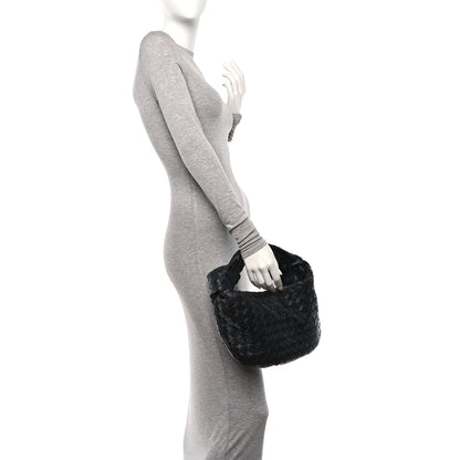 Bottega Veneta Nappa Intrecciato Teen Jodie Hobo Black 2 of 10