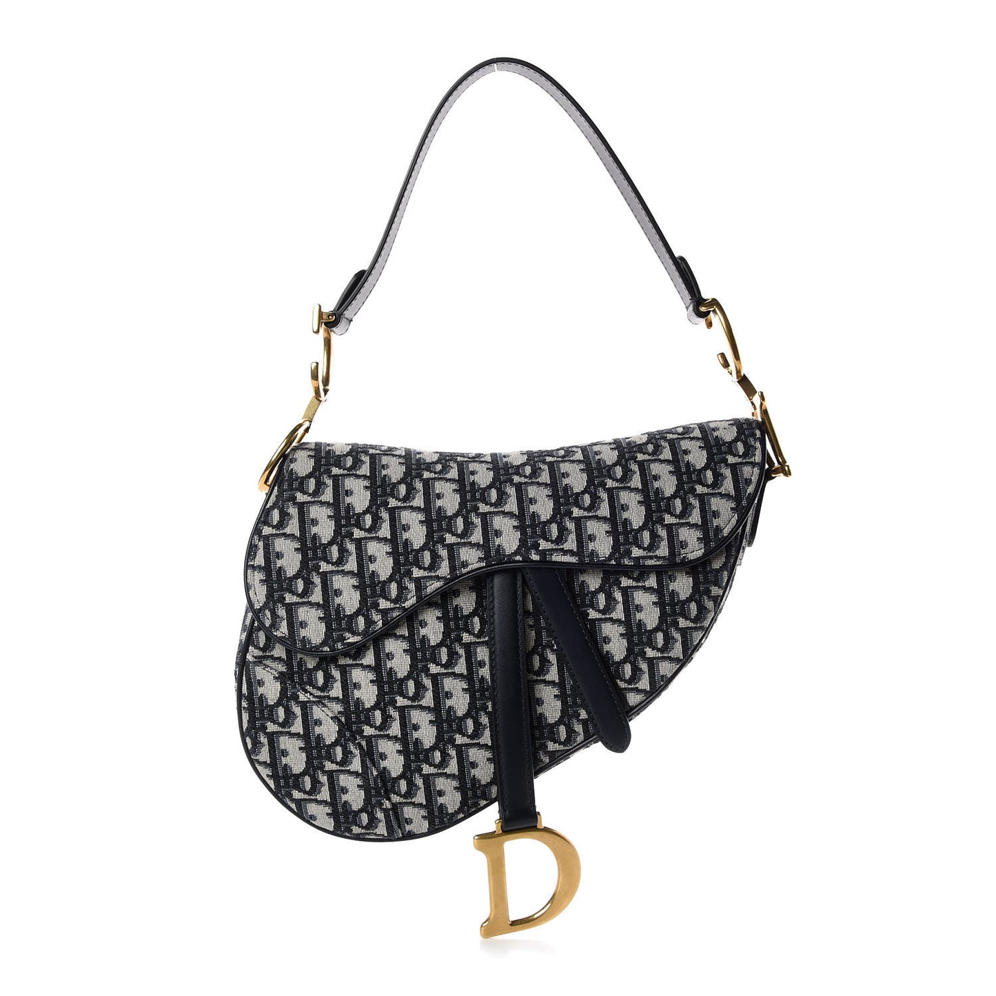 Oblique Saddle Bag Blue