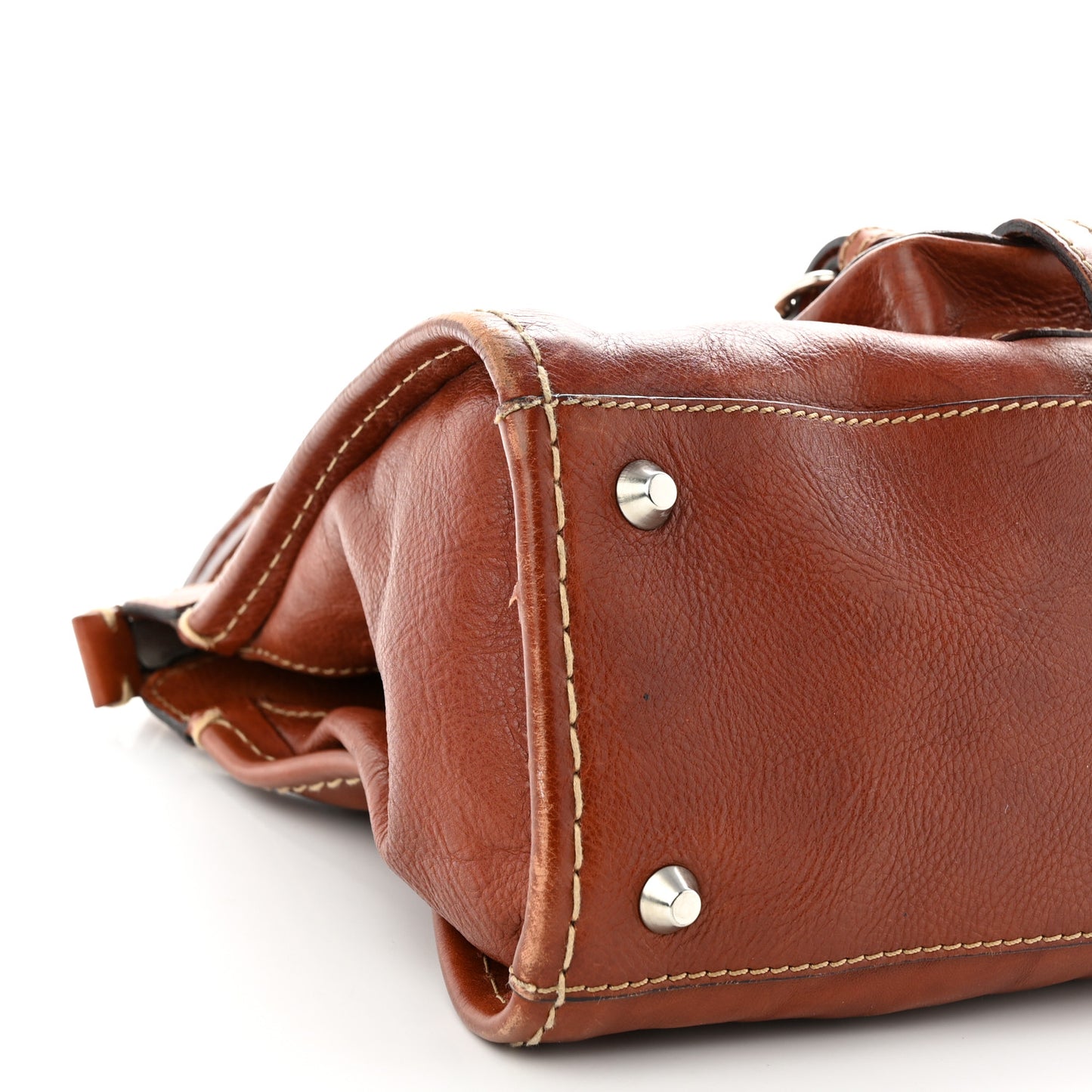 Calfskin Edith Satchel Ecureil Brown