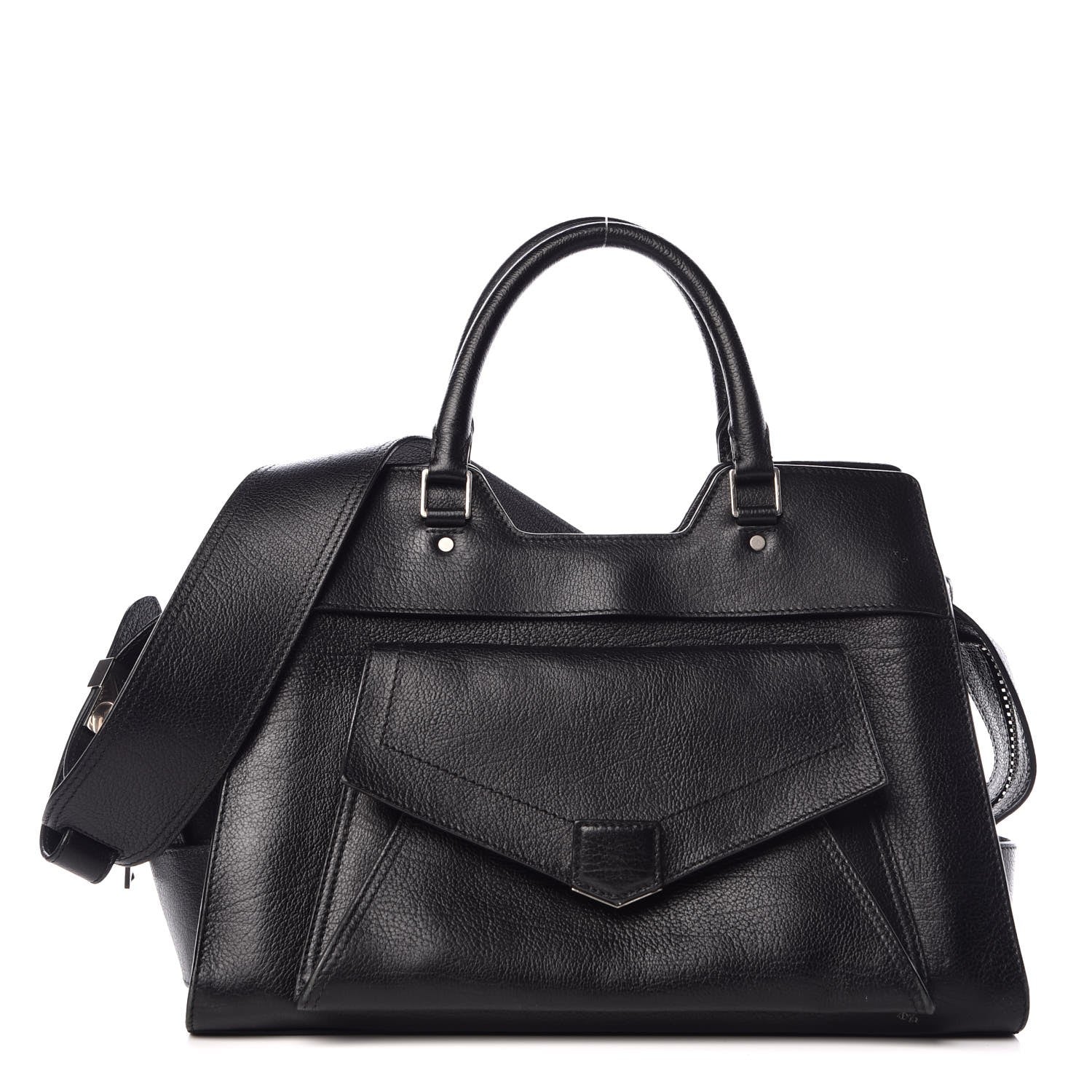 Proenza Schouler Vacchetta Calfskin Small PS13 Satchel Black 1 of 9