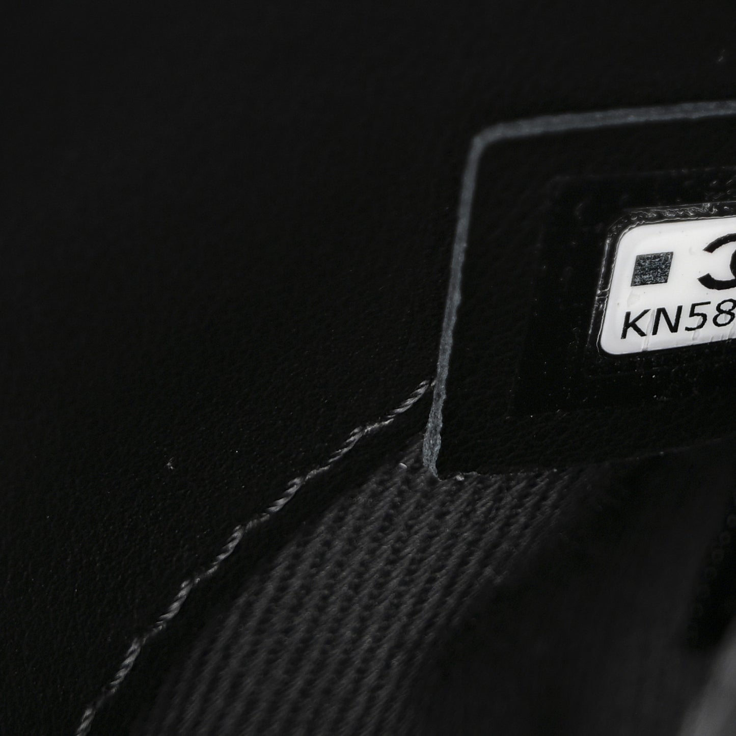 Calfskin Quilted CC Uniform Flap Belt Bag Black