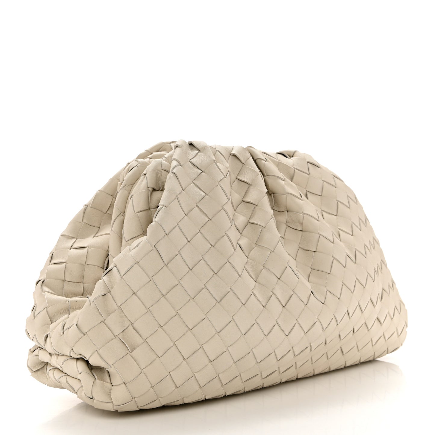 Nappa Maxi Intrecciato The Pouch Oversized Clutch Plaster