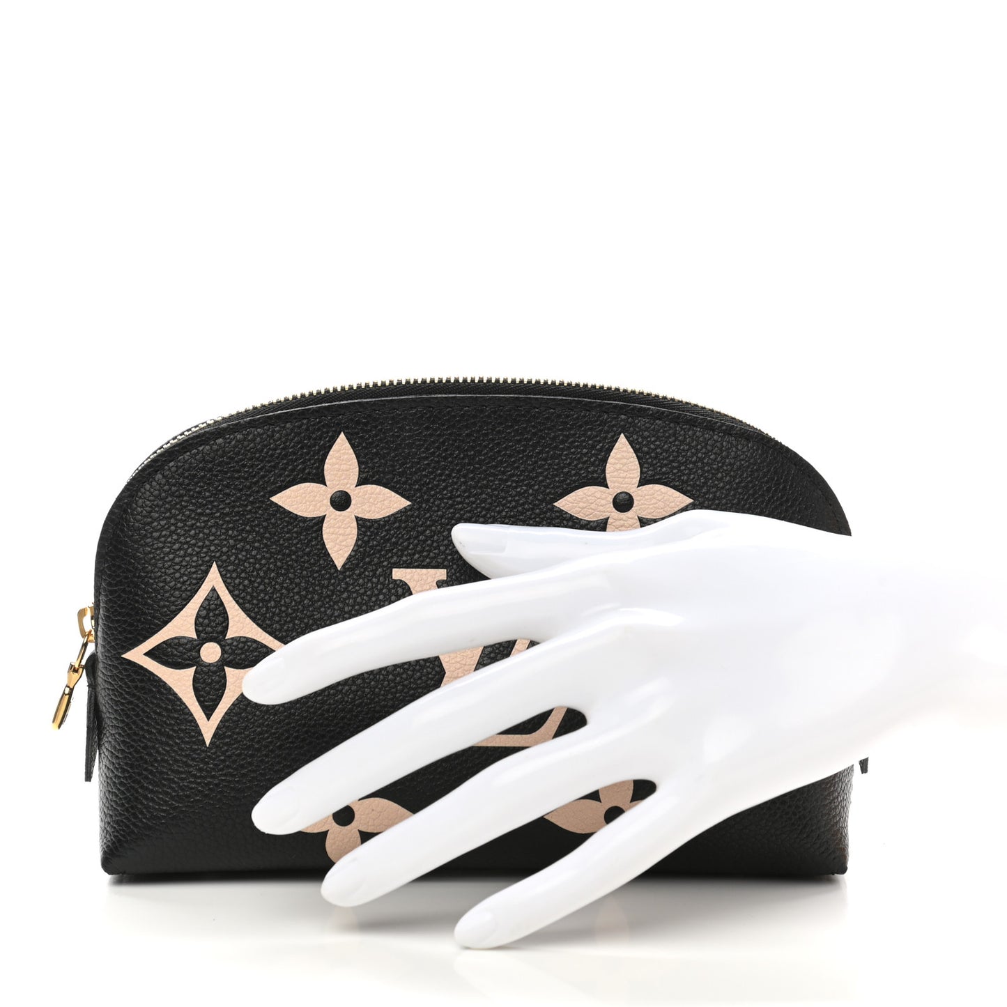Empreinte Monogram Giant Cosmetic Pouch Black Beige
