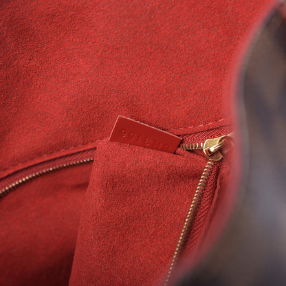 Louis Vuitton Damier Ebene Caissa Hobo Cherry 9 of 9