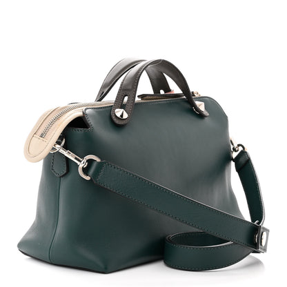 Fendi Vitello Dolce 4 Color Medium By The Way Multicolor Boston Bag Blue Notte Baby Pink 3 of 18