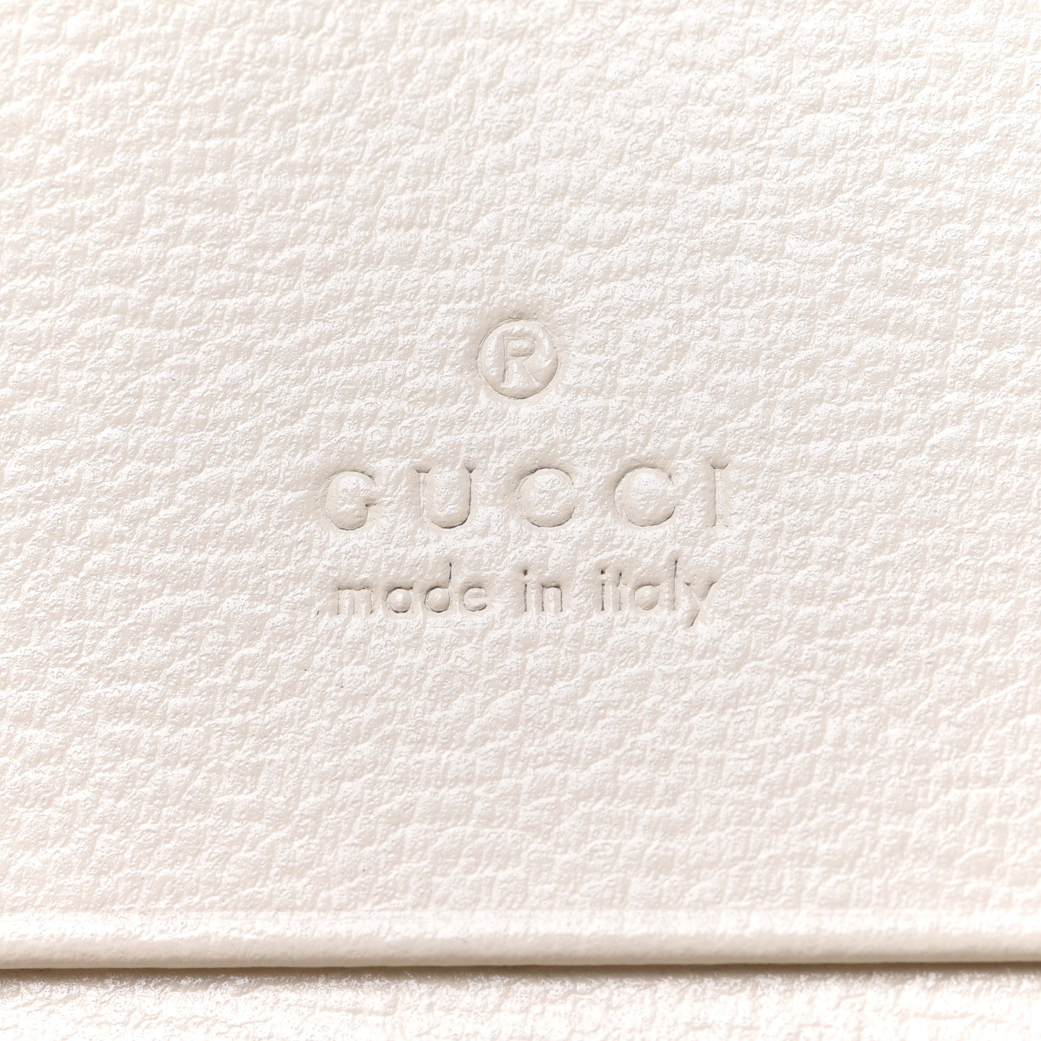 Gucci GG Supreme Monogram Azalea Calfskin Horsebit 1955 Card Case Wallet Beige Ebony Mystic White 6 of 8