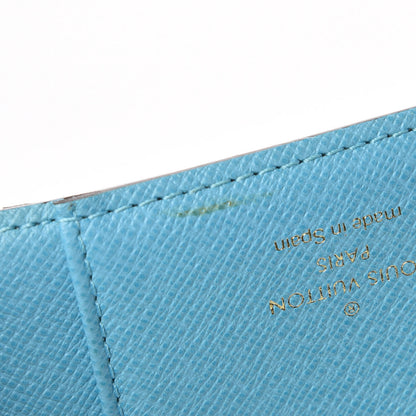 Louis Vuitton Monogram Groom Small Ring Agenda Cover Blue 7 of 7