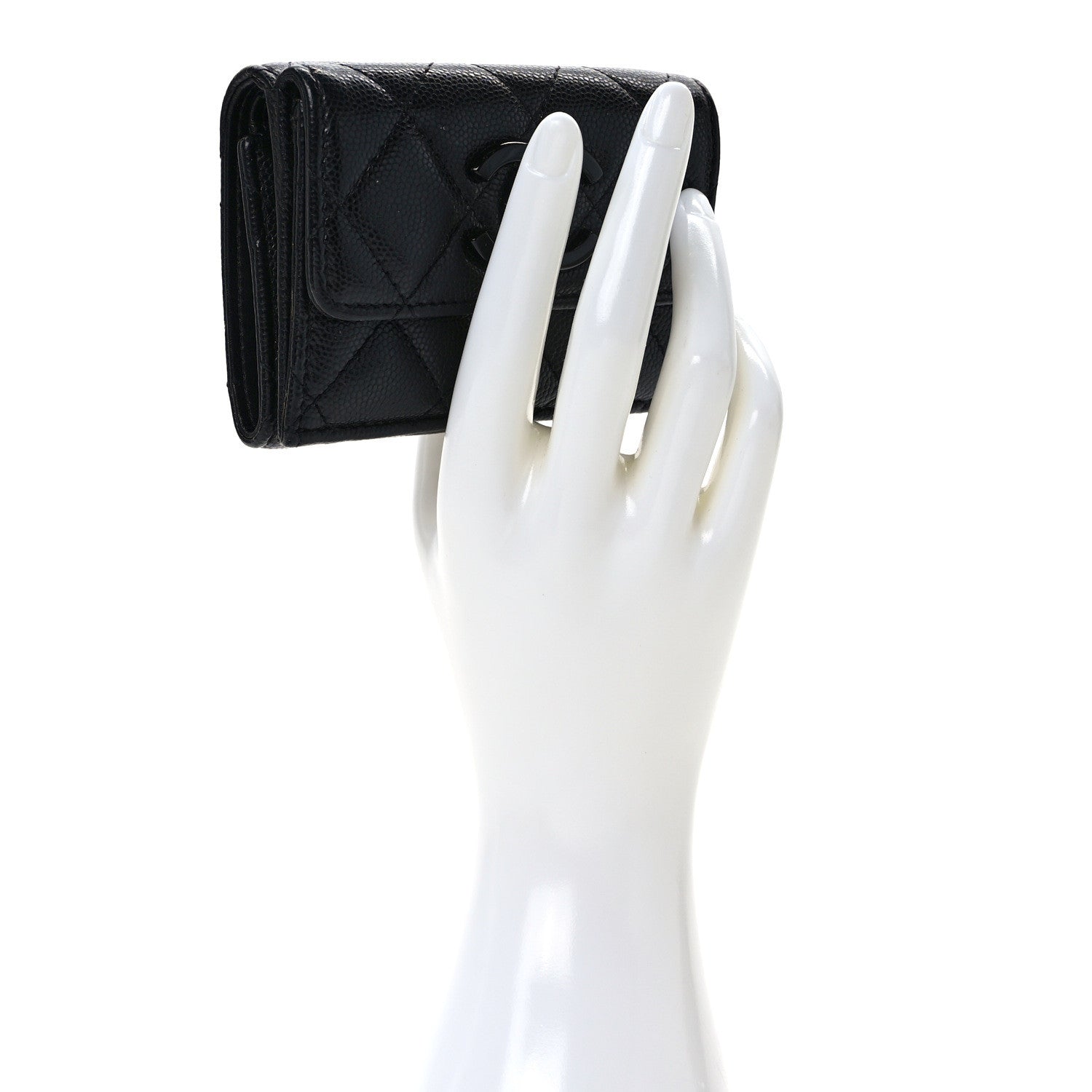 Chanel Caviar Quilted My Everything Small Flap Wallet Black 3 of 21