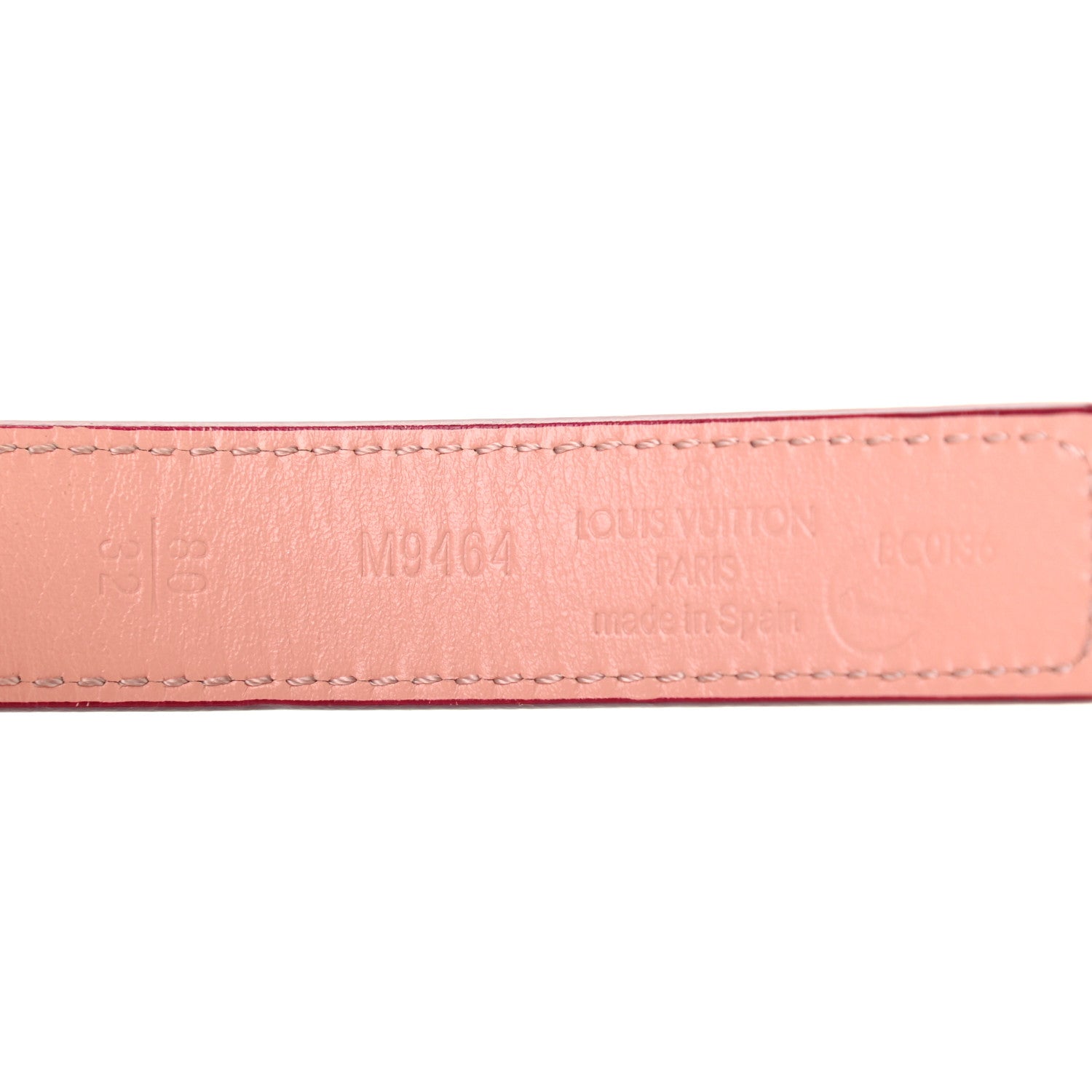 Louis Vuitton Calfskin 20mm LV Initiales Belt 80 32 Bordeaux 3 of 5