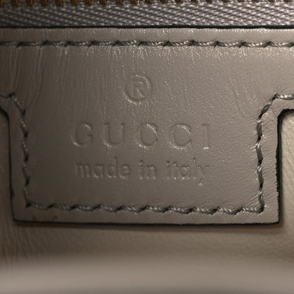 Gucci Ancora Calfskin Web Small Jackie Shoulder Bag Light Grey 6 of 11