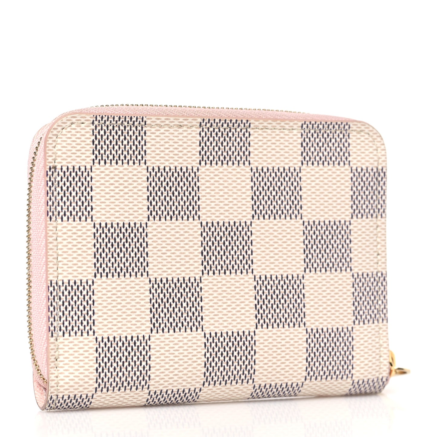 Damier Azur Zippy Coin Purse Rose Ballerine