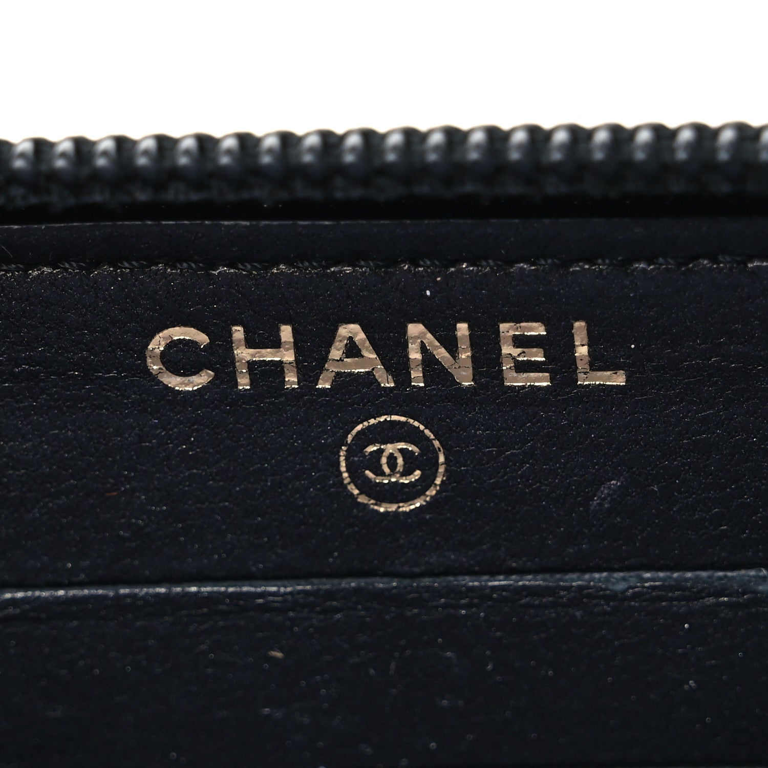 Chanel Patent Quilted Small Boy Zip Around Wallet Black 6 of 8