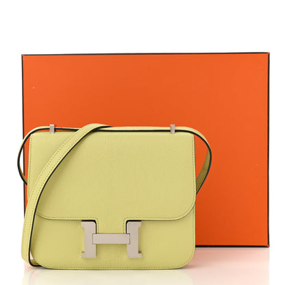 Hermes Chevre Mysore Constance 18 Jaune Bourgeon 11 of 11