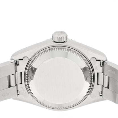 Rolex Stainless Steel 18K White Gold Diamond 26mm Oyster Perpetual Datejust Watch Pink 69174 4 of 5