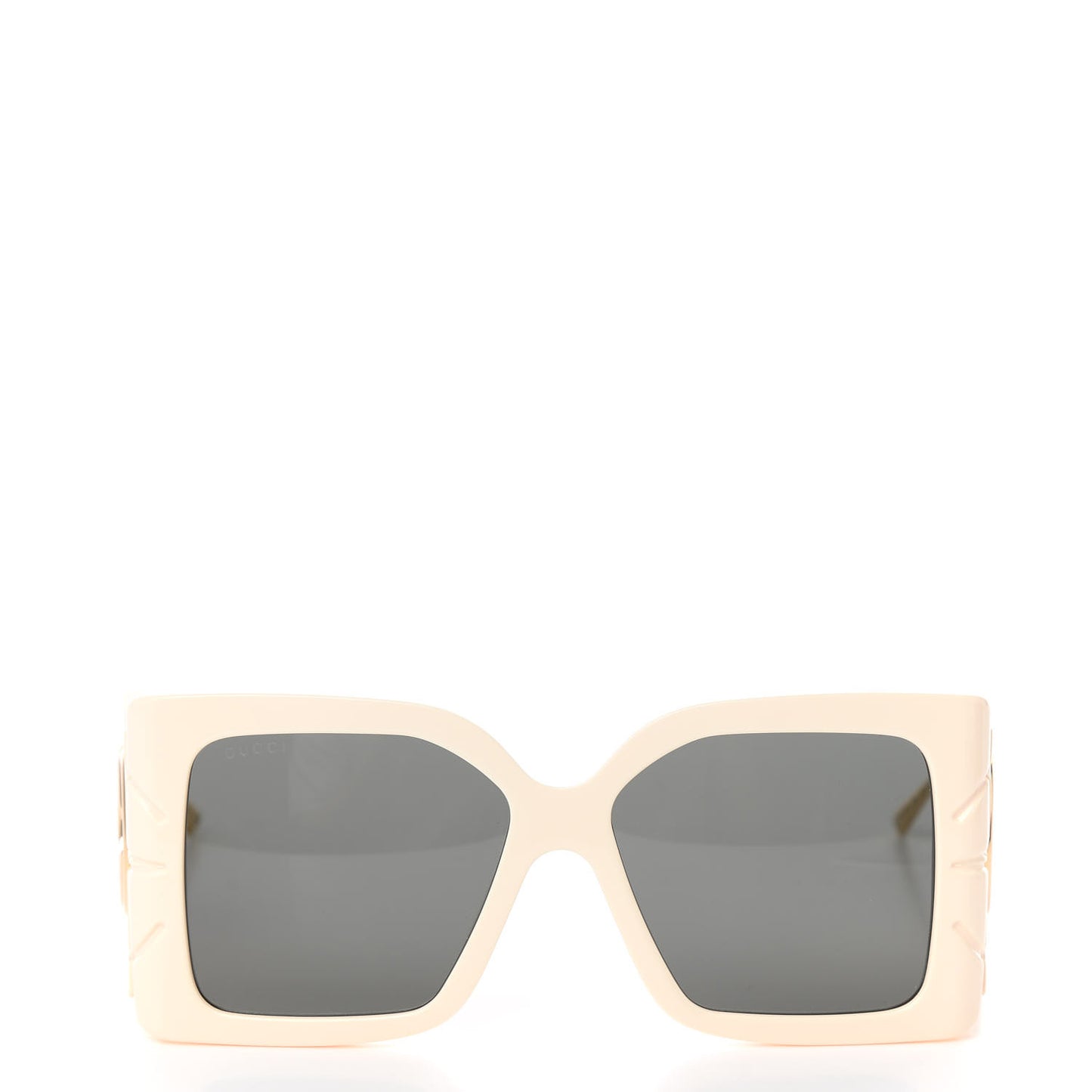 Acetate Square Frame Wing Sunglasses GG0535S Ivory
