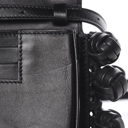 Loewe Calfskin Heel Knots Crossbody Bag Black 10 of 12