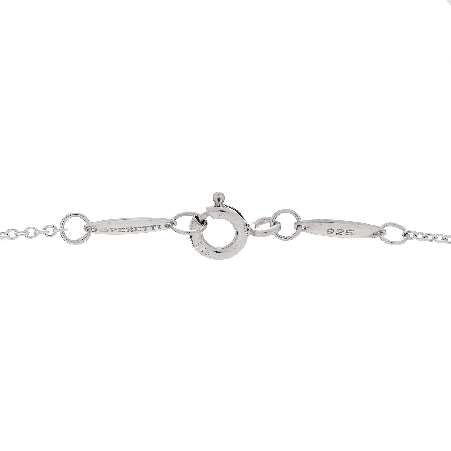 Tiffany Sterling Silver Elsa Peretti Square Bottle Pendant Necklace 4 of 5