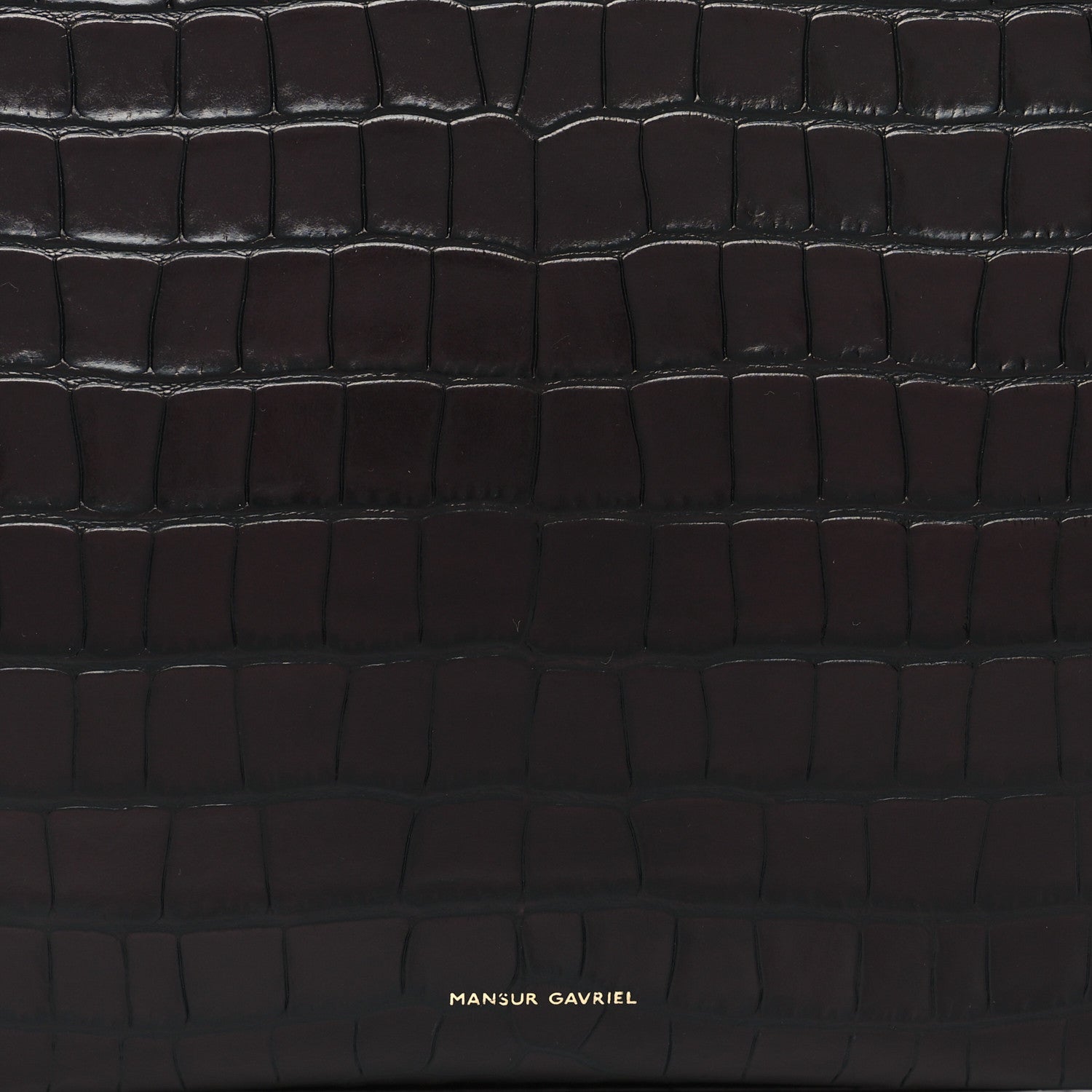 Mansur Gavriel Crocodile Embossed Calfskin Elegant Top Handle Bag Class 7 of 9