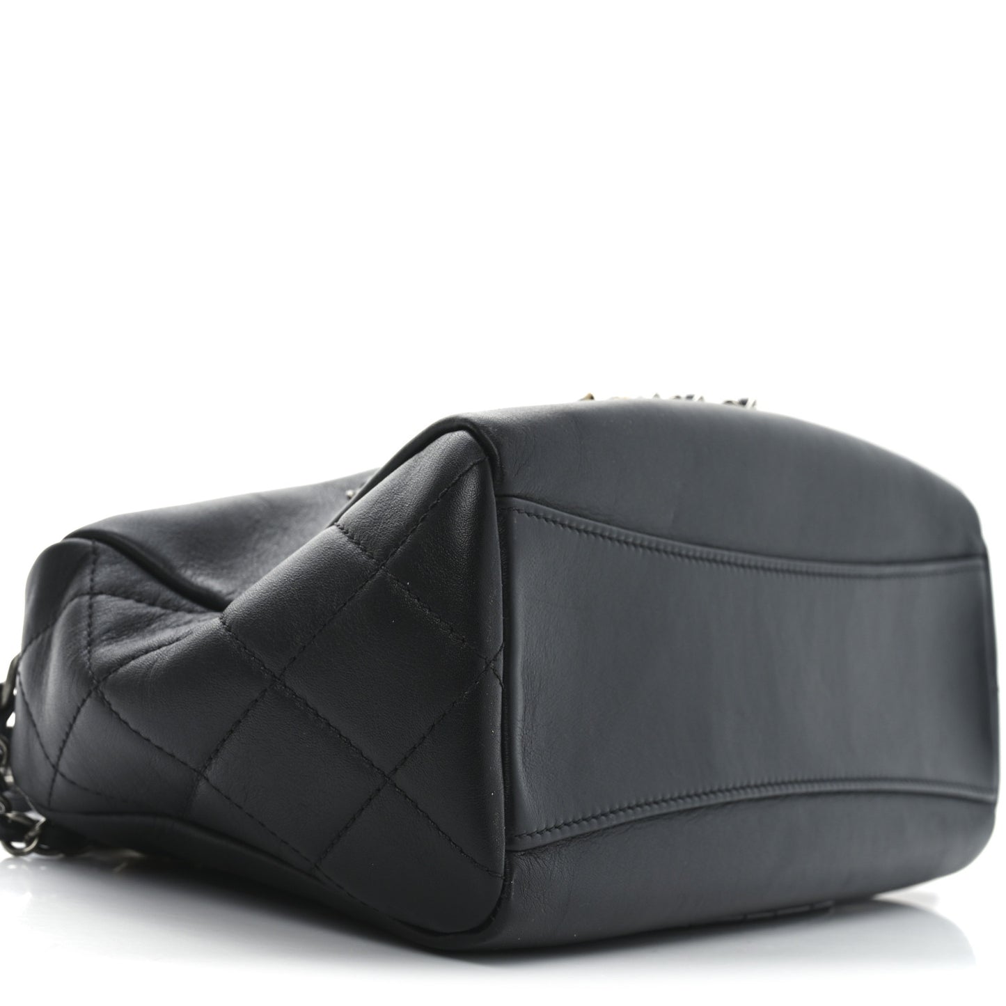 Calfskin Chain 20s Signature Hobo Black